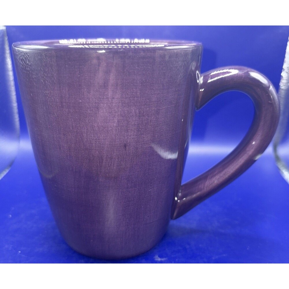 Corsica Tabletops Unlimited Hand Painted Mug Discontinued Plum, Dark Purple